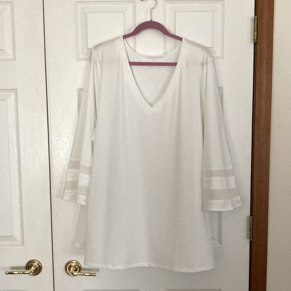 Jessica London White Tunic-Size 26/28-Never Worn